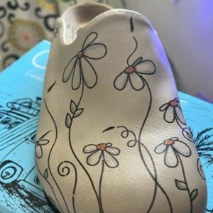 Calceo Floral Clogs Tan Size 42